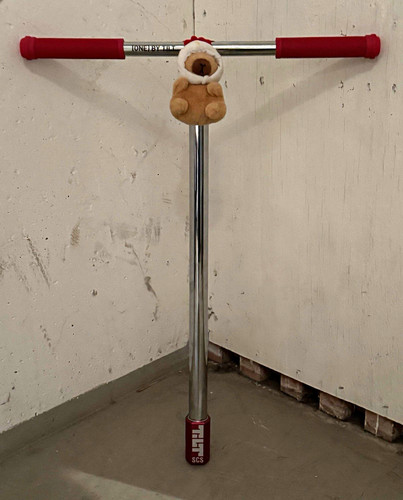 Tilt scooter bar - tilt, chrome
