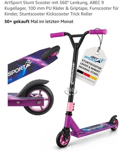Art sport stunt - sport, scooter