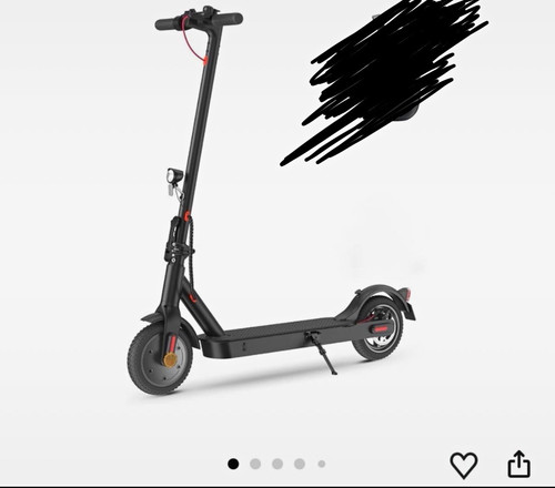 Klappbarer scooter schwarz - e-scooter,