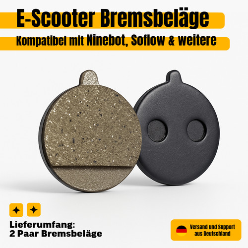 Scooter bremsbeläge paar - 2,